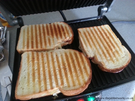 How to make a toastie: panini press