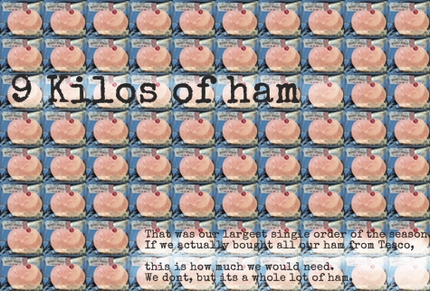 9 Kilos of ham