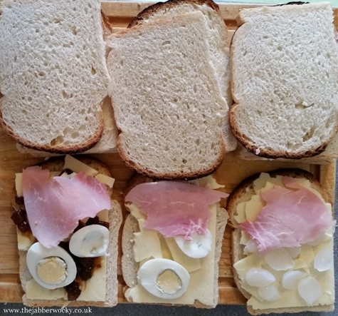 ploughmans toastie contruction