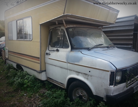 street food van conversion - the rusty transit mk 2