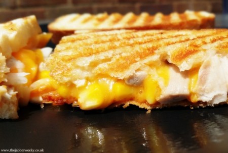 bbq chicken toastie