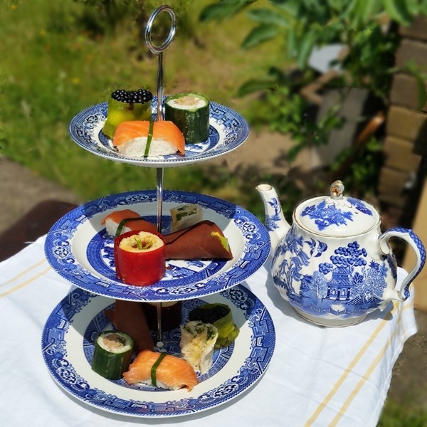 Afternoon Tea Sushi Cake Stand