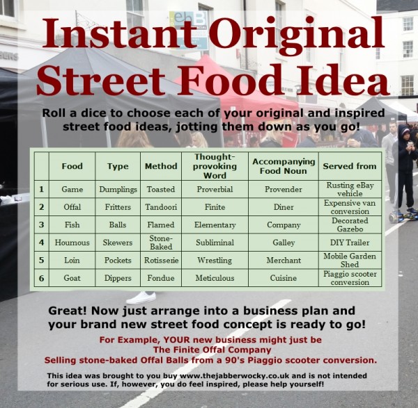 The original street food ideas creator