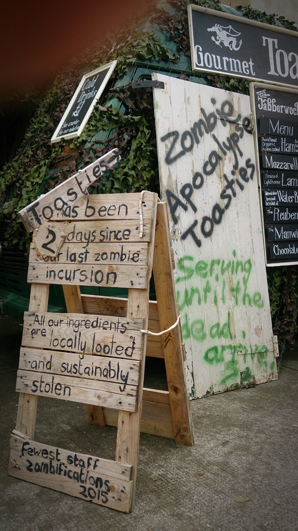 zombie street food van