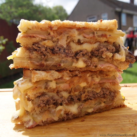 The Toasted Sandwich Burger AKA The Juggernaut