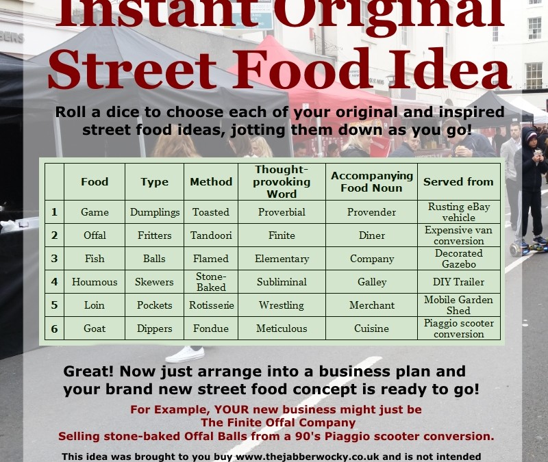 Original Street Food Ideas