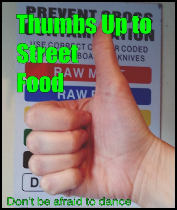 thumbs up to street food