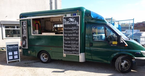 toastie ambulance at Peddlar market