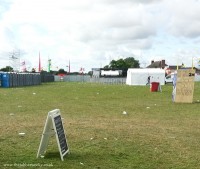 A field of aftermath in the wake of Strawberry Fields.